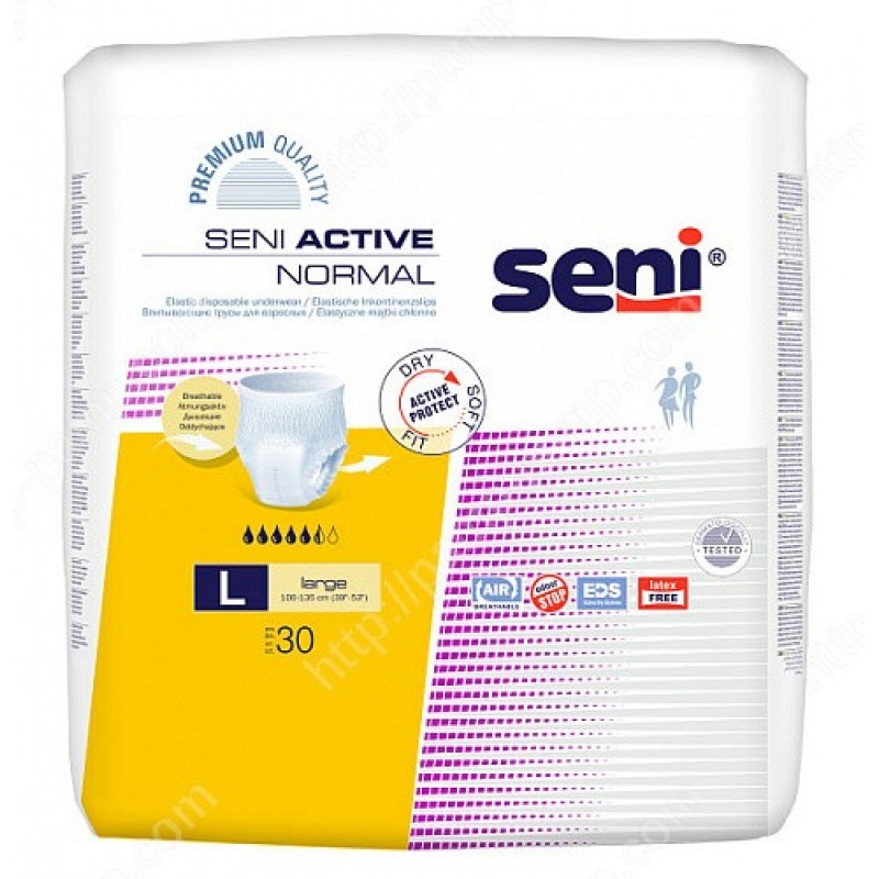 Підгузники труси для дорослих Seni Active Normal Large 100-135 см 30 шт